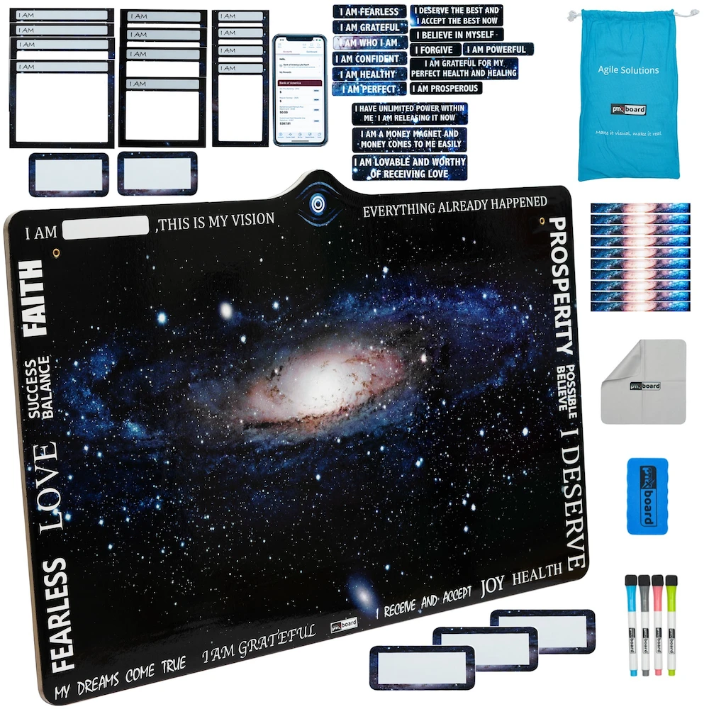 Magnetic Vision Board Kit with 3rd Eye | Law of Attraction & Manifestation Board